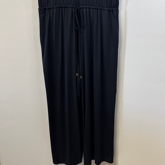 Soma Black Wide Leg Jumpsuit Plus Size XXL Cap Sleeve - Picture 4 of 8